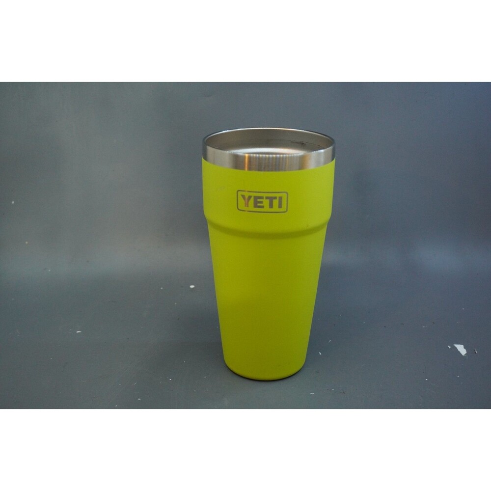 YETI Rambler 26 oz Stackable Cup Chartreuse Green Yellow Limited Edition Rare